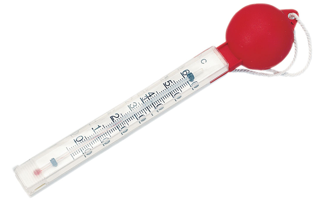 Badtermometer med boll