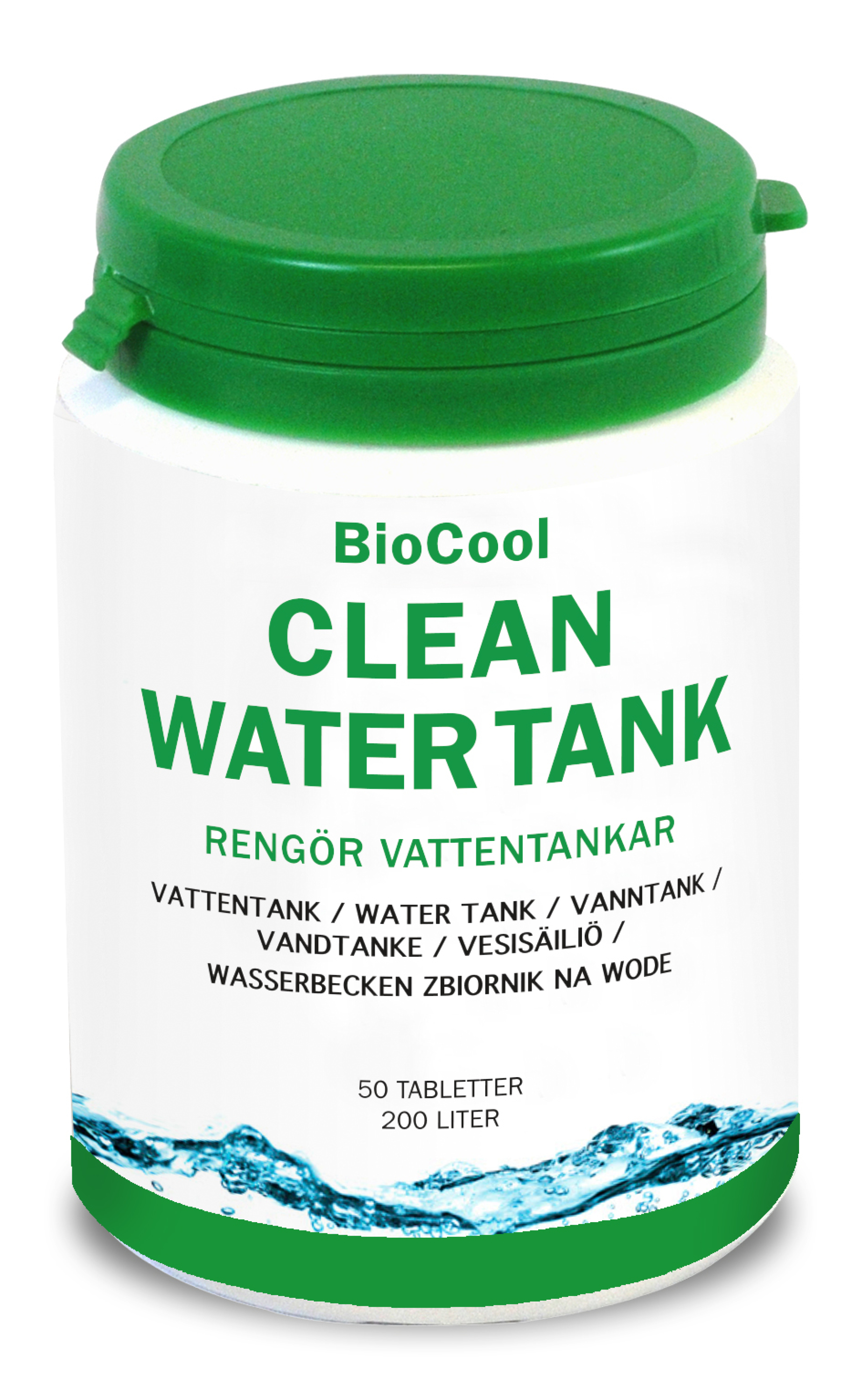 Clean Water Tank 50 Tab. 200l