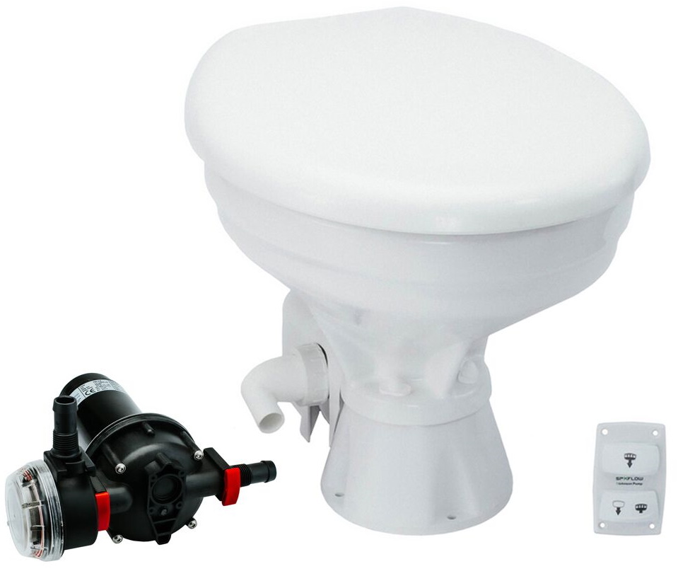 Toalett AquaT Silent Electric Comfort,12V