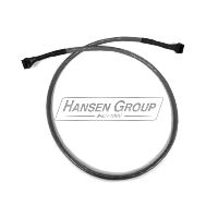 EIC kabel 1,25m grå