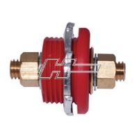 Genomföring/Röd plast