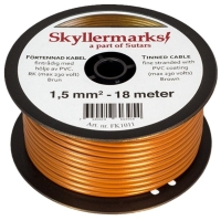 Elkabel Fört.1,5mm Brun 18m