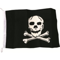 Flagga Jolly Roger 45Cm