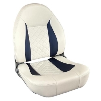 Stol Daytona Fold Vit/Mörkblå