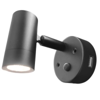 Nautilight Lampa Svart Usb 2A