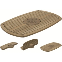 Bordsskiva Teak 61X94Cm Circle