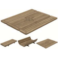 Bordsskiva Teak 68X60Cm Wing