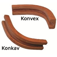 Hörna 13X7 Konvex Teak