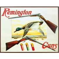 Plåtskylt / REM- 2 Shotguns & Du