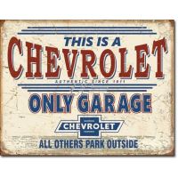 Plåtskylt / Chevrolet Garage