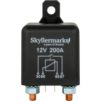 Skiljerelä 12v 200A 35cm Kablar