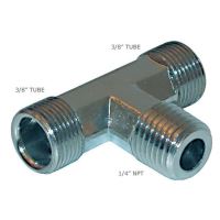 T-nippel 2x9/16-24 1x1/4"NPT